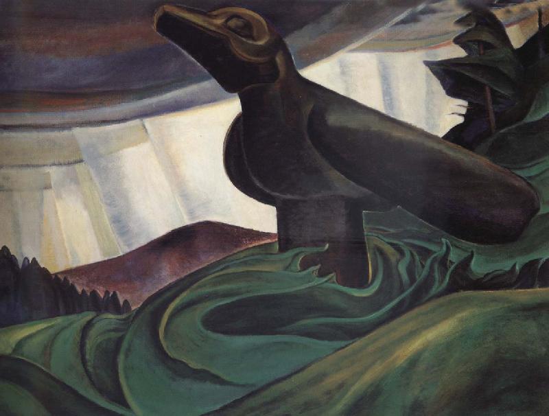 Emily Carr Big Raven oil painting image